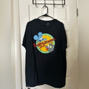 Black Itchy & Scratchy Show T-Shirt